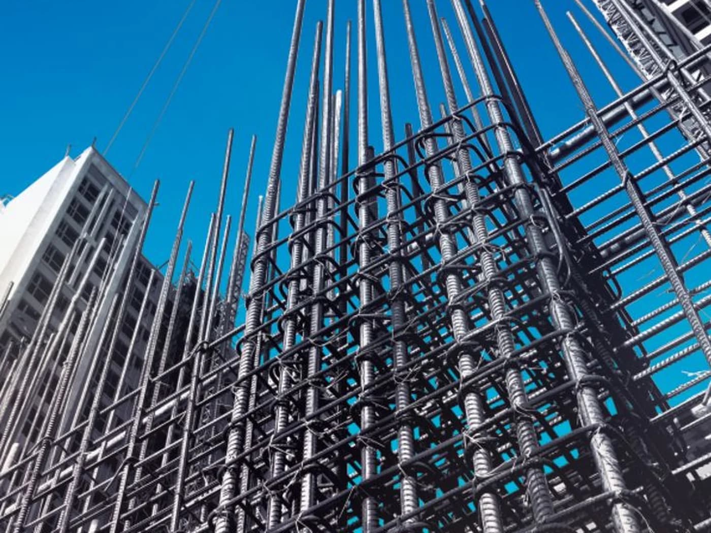 Cages de ferraillage verticales pour poteaux d’élévation