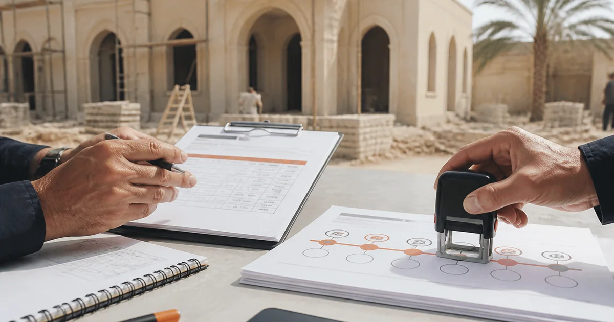 Paiement séquencé et contrôle de chantier