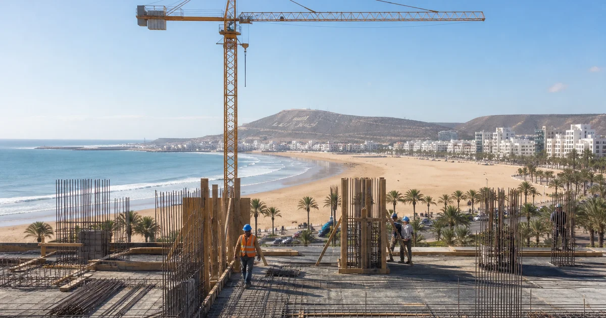 Suivi de chantier à Agadir : construction et front de mer