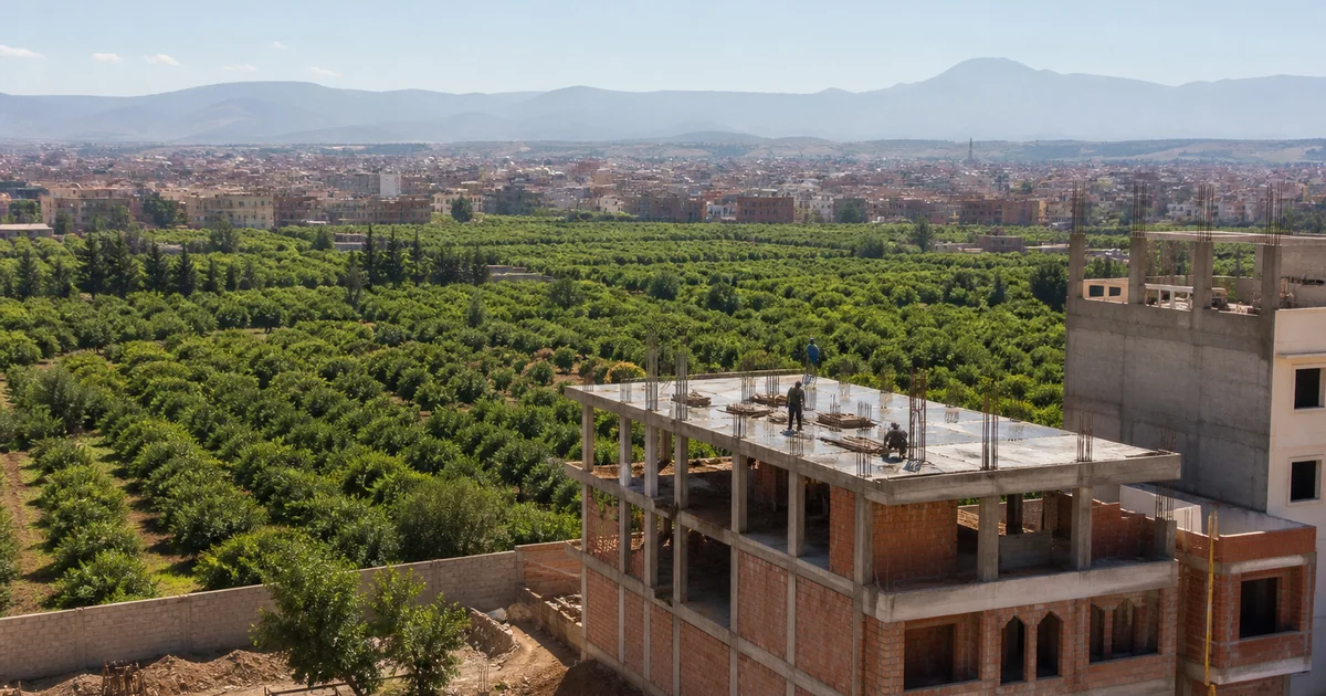 Suivi de chantier à Berkane : construction et vergers de l'Oriental