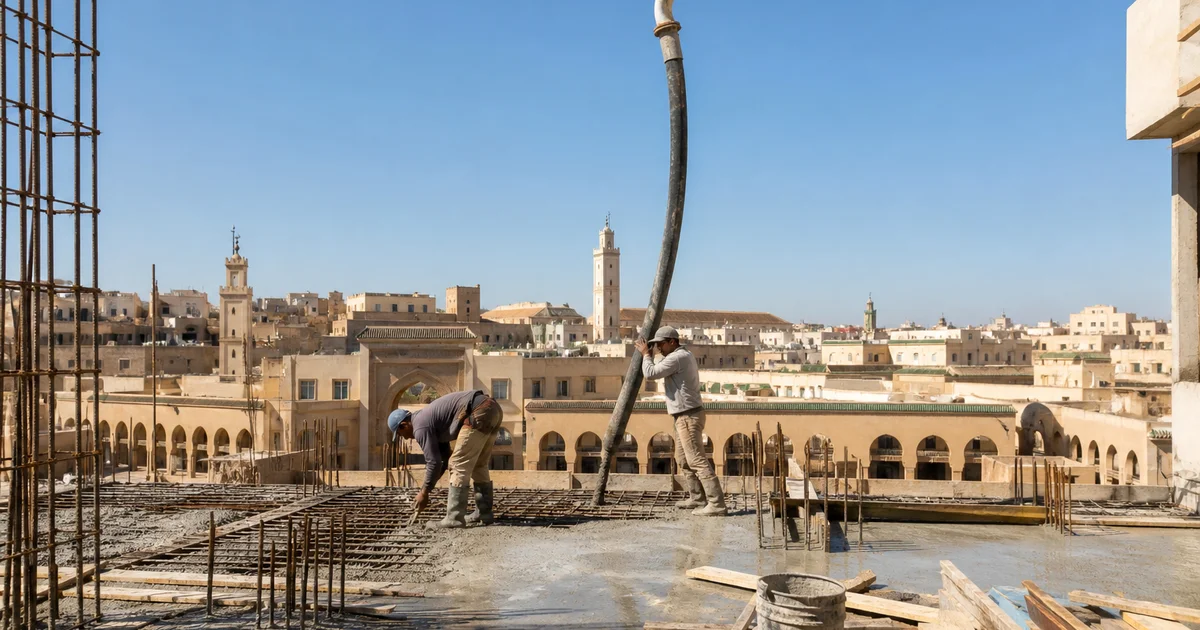 Suivi de chantier à Oujda : construction et médina de l'Oriental