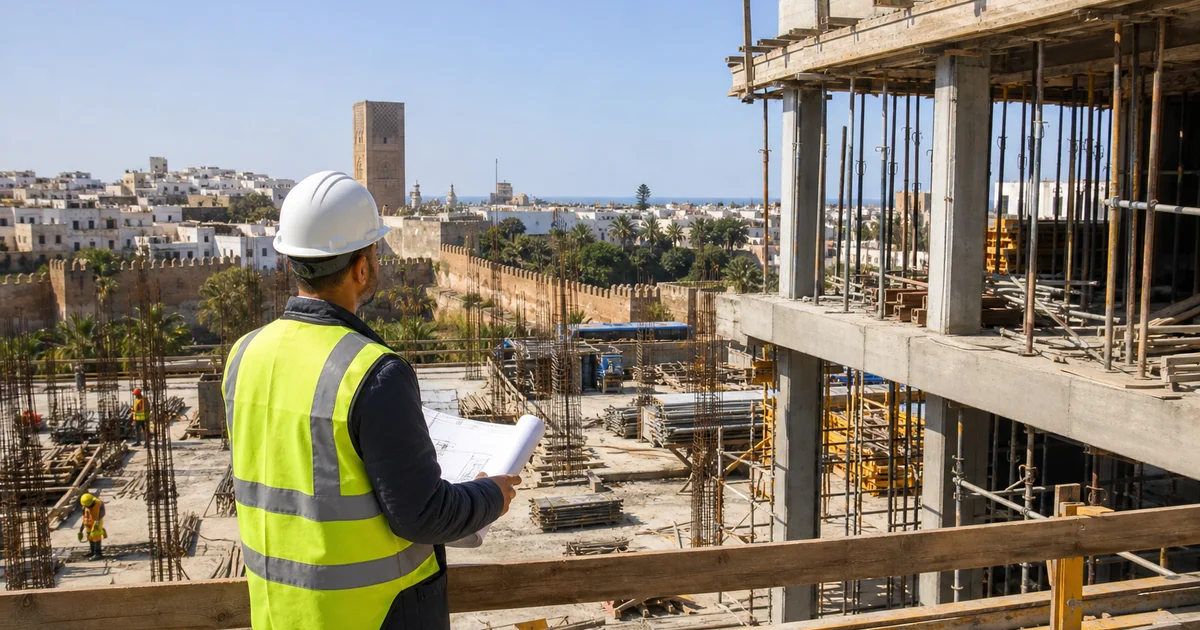 Suivi de chantier à Rabat : construction et Tour Hassan