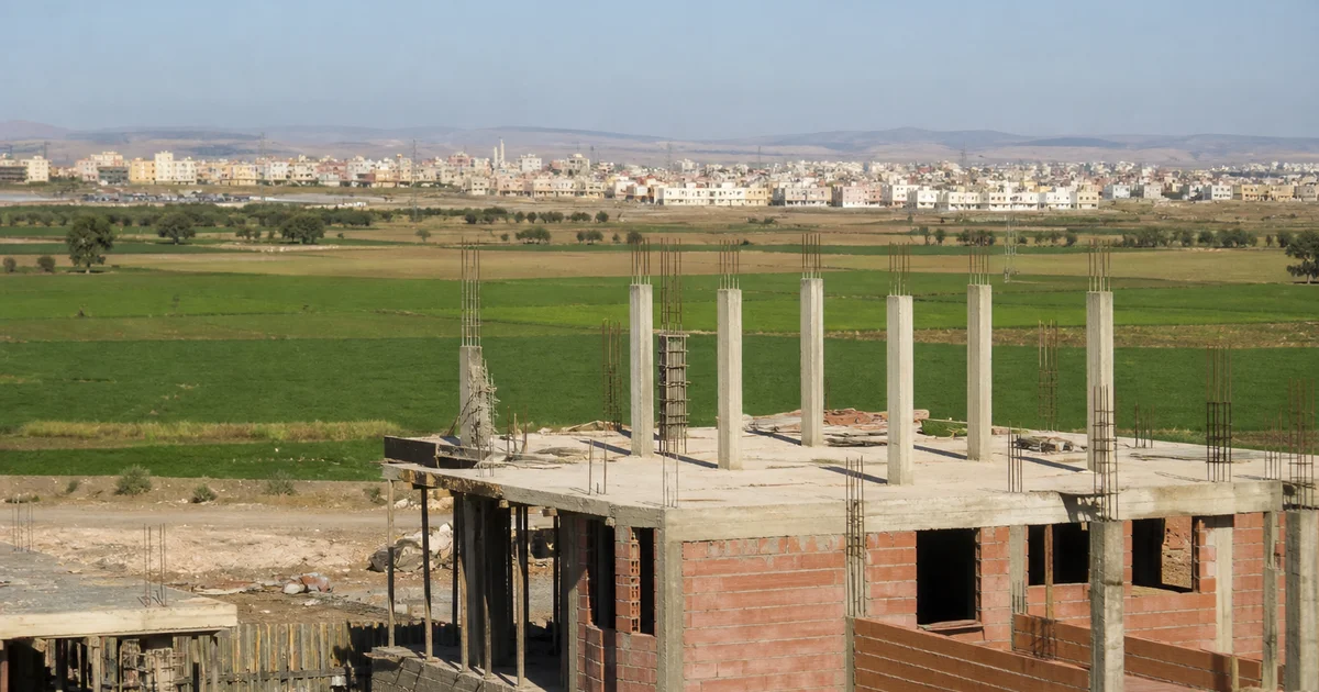 Suivi de chantier à Settat : construction et plaine de Chaouia