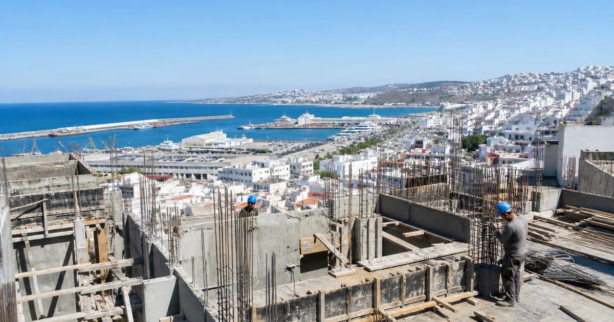Suivi de chantier à Tanger : construction et détroit de Gibraltar